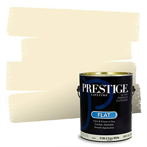 PRESTIGE Paints Exterior Paint and Primer In One, 1-Gallon, Flat, Comparable Ma…