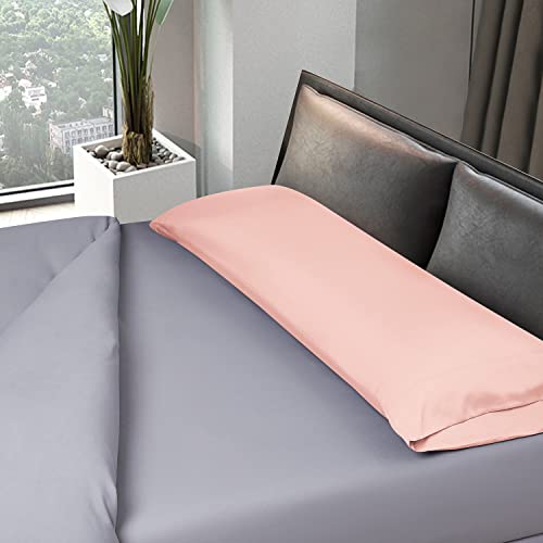 BEDELITE 100 Bamboo Long Pillow Case Body Pillow Cover, Luxury
