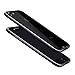 iPhone 8 Case, Compatible with iPhone 7 KEWEK Aluminum Metal Bumper Frame with Shock Absorbing Flexible TPU Inner Dual Layer (with Removable Clear Back Panel), Jet Black