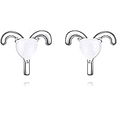 Grmdit Zodiac Earrings - 925 Sterling Silver Constellation Studs - Women's Jewelry Gifts