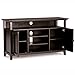 SIMPLIHOME Bedford SOLID WOOD Universal TV Media Stand, 53.9 inch Wide, Living Room Entertainment Center, Storage Cabinet with Glass Doors, for Flat Screen TVs up to 60 inches in Dark Tobacco Brown