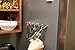 NEO Magnetics Neodymium Magnetic Hooks Stainless Steel, N50 Pack of 5, 1