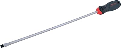 Rolson 29157 6 x 300mm Slot Screwdriver Magnetic Tip Rubber Grip High Durability