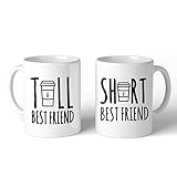 365 Printing Tall And Short Best Friend BFF Mugs Christmas Birthday Gifts