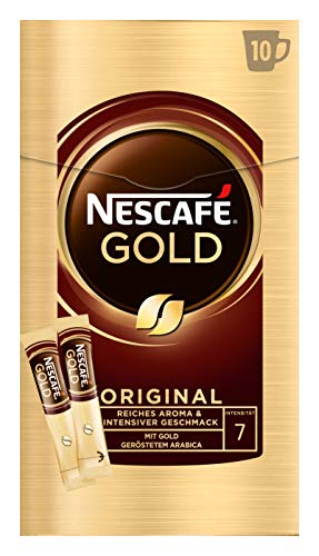 NESCAFÉ GOLD Original Getränkepulver-Sticks, löslicher Bohnenkaffee, Instant-Kaffee aus erlesenen Kaffeebohnen… – Bild 3
