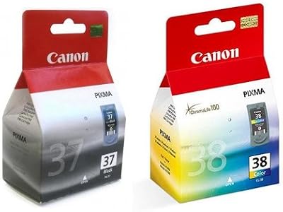 Canon PG-37 Black CL-38 Tri-Colour Ink Cartridges Pixma MP MX iP Series