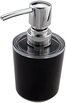Cozhome Soap or Lotion Dispenser Countertop ABS Pump Bottle Chrome Shampoo Black & Clear Pump Bottle for Home, Kitchen, Bathroom 8.8OZ(250ML)