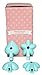 Cake Pop Star Heart and Flower Mold Baking Tong Set with Handmade Cake Ball Scissors and 100 Stick, Mint