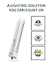 Hyperikon 8FT LED Bulbs, T8 T10 T12 LED Tube Light Bulbs, 36W (75W Equiv.), Ballast Bypass, Shatterproof, Fluorescent Replacement, 5000K, UL, Frosted, Workshop, Warehouse, Garage - 20 Pack
