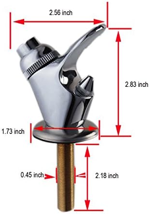 Water Faucet, Lead-free Brass Public Drinking Fountain Faucet Water Filters,Polish Chrome