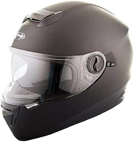 STORMER Versus Casque Polycarbonate Noir mat + Cagoule