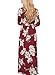 MIHOLL Women's Fashion V Neck Sleeveless Maxi Dress Long with Pockets
