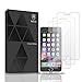 Manords Compatible iPhone 6 iPhone 6s Screen Protector, 4.7-Inch Full Protection Durable Tempered Glass [3 Packs] with Two iPhone 6 iPhone 6s Cases
