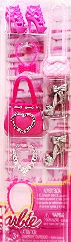 Barbie Fashionista Shoes, Purses, & Accessories (9 Pc) Bcn43
