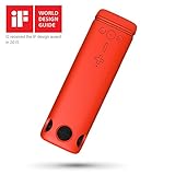 PURIDEA Wireless Portable Bluetooth Speakers V4.0 & 5W Loudspeaker Bass,8000mAh Battery for 36 Hours Playtime,Sensitive Touch, Handsfree,IPX4 Waterproof(Red, [Updated])
