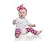 juDanzy Polka Dot 4 Pack Baby & Toddler Leg Warmers