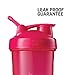 BlenderBottle Classic Shaker Bottle Perfect for Protein Shakes and Pre Workout, 28-Ounce, Clear/Black