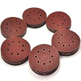 120-Piece Great Value,Sandpaper discs,sanding disc,sandpaper disc Sandpaper,5 Inch 8 Hole Hook and Loop Sandpaper Sanding Disc Sandpaper Sanding Sheets Assorted 40 60 80 120 150 240 Grits Sander