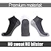 COOPLUS 12 Pack Mens Cushioned Ankle Socks, Low Cut Breathable Casual Socks (Shoe Size 6-11)