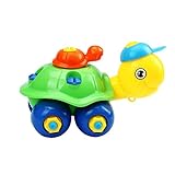 FEITONG Christmas Gift Disassembly Turtle Car Design Educational Toys for Children (Orange)