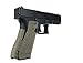 TALON Grips Adhesive Grip Compatible with Glock 17, 22, 24, 31, 34, 35, 37 - Made in The USA (Gen 5 No Back Strap Rubber Moss)