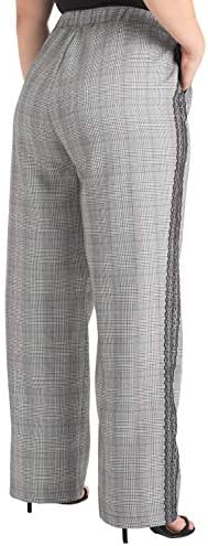 plus size tuxedo stripe pants
