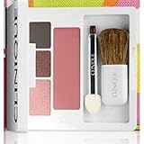 Clinique Colour Surge Eye Shadow Trio / Like Mink Duo, Pink Chocolate Quad, Chocolate Chip Stay Matte and Blush Soft-pressed Powder Blusher-fig