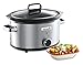 Crockpot Manual 3-Quart Slow Cooker Silver
