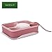 Lunch Bento Box Container, Iwotou Microwave and Dishwasher Safe Lunch Box with 5+1 Separated Containers (Pink)