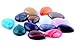 Mutilcolor 12pcs 18X25mm Waterdrop Teardrop Chakra Beads CAB Cabochon Healing Beads Crystal Quartz Stone Random Color Wholesale for Jewelry Making(No Holes)