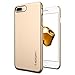 Spigen Thin Fit Designed for Apple iPhone 8 Plus Case (2017) / Designed for iPhone 7 Plus Case (2016) - Champagne Gold