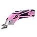 Pink Power Electric Fabric Scissors Box Cutter for Crafts, Sewing, Cardboard, Scrapbooking - Cordless Shears Cutting Tool (Renewed)