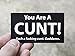 Witty Yeti Offensive Business Card 50 Pack. Spread Fun to Friends & Enemies Alike! Funny Gag Gift, Prank & Joke for Fraternities, Naughty Adults Against Humanity & Dirty Santa Parties.