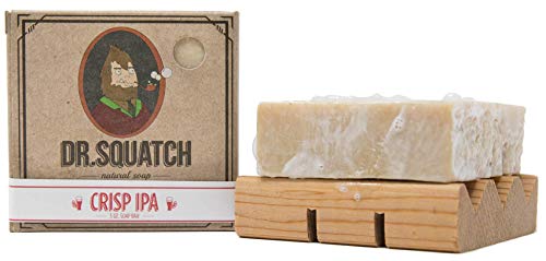Dr. Squatch All Natural Bar Soap for Men with Zero Grit, Grapefruit IPA