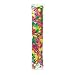 Super Z Outlet 100 Foot Long Tropical Multicolored Plastic Garland Flower Hula Leis Hawaiian Island Leaves Banner for Party Decorations, Birthdays, Event Supplies, Festivals, Children & Adults
