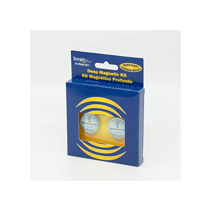 Serenity2000 Deep Magnetic Therapy Spot Magnet Kit - Contains Two Powerful Magnets, 5000 Gauss Per Magnet