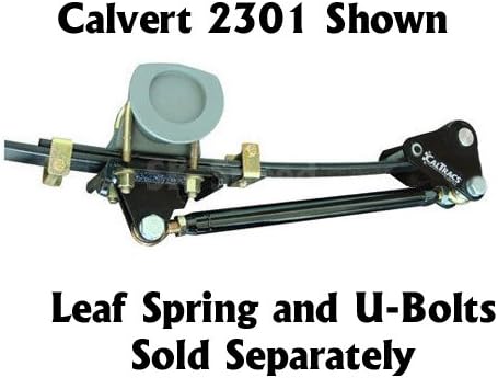 Calvert Racing 2200 CalTrac Low Profile Leaf Spring Traction Bars - 1962-1967 Chevy II Nova