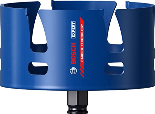 Bosch 1x EXPERT Construction Material Hole Saw (for Softwood, Chipboard, Ø 127 mm, Professional Accessory Rotary Drill/Drivers)