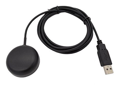 USB GPS Receiver Antenna for Laptop PC Car Marine, Support GPS/Galileo/Beidou/GLONASS