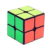 GCA YJ GuanPo Smooth Speed 2x2 Stickerless Puzzle Cube, Black