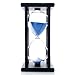 Bellaware 60 Minutes Hourglass, Wood Sand Timer, Blue
