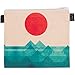 Artovida Artists Collective Lunch Baggies | Snack and Sandwich Bags with Zipper - Improved Dual Layer Design by Budi Kwan (Indonesia) The Ocean, The Sea, The Wave