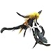 SCOBUTY The Giddy Kitty 5 Pack Cat Feather Interactive Toy with Small Bells and Extra Long Wand with Red Handle - Best Teaser Toys for Exercising Kitten or Cats