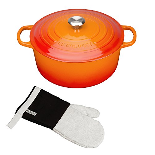 Buy Le Creuset Signature Cast Iron Round Casserole, 28 cm, Volcanic and