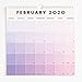 Paper Source 2019-2020 17 Month Paint Chip Calendar, 12 1/4