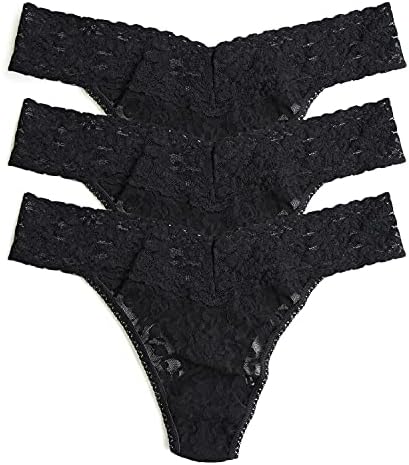 Amazon.com: hanky panky Women's Neutrals Low Rise Thongs 3 Pack