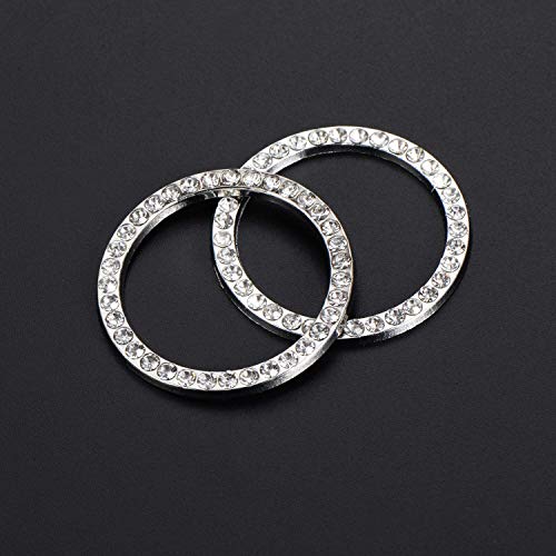 image for Onwon 2 Pack Car Engine Start Stop Rhinestone Decoration Auto Start De