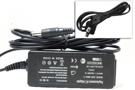 2-Prong 36W 12V 3A Replacement Asus AC Adapter for ASUS Eee PC Series:900,900A,900HA,900HD,900SD,901,904HA,1000,1000H,1002HA,1000XP,S101