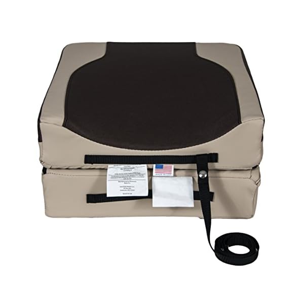 Bolster-Buddy-Quality-Boat-Seat-Cushion-Mocha-X-Large