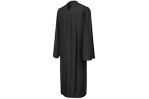 CLERKMANS Unisex Adult Matte Graduation Gown, Choir Robe